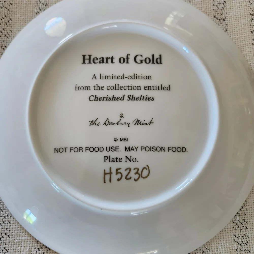 Collectible Shetland Sheepdog Decorative Plates - 3 Piece Set